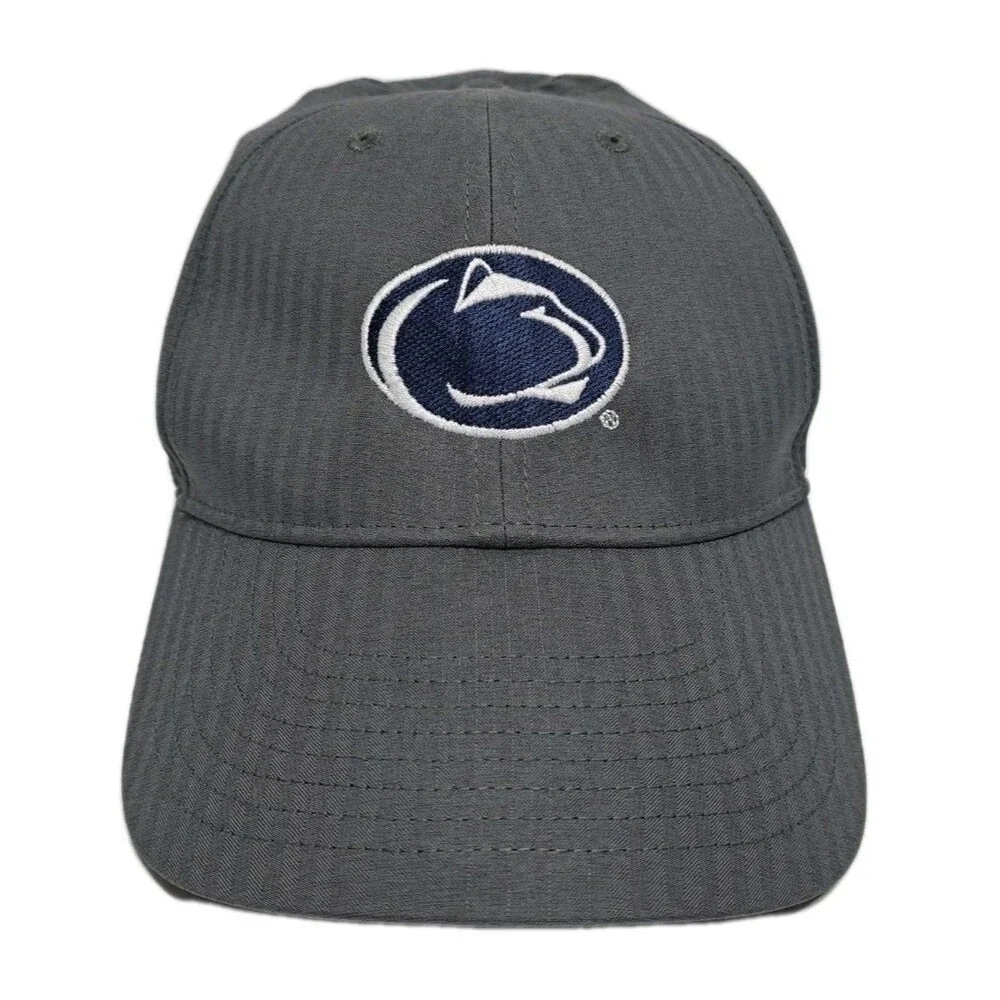 Penn State Nittany Lions Nike Hat Strapback Drifit Legacy91 Gray Blue Cap